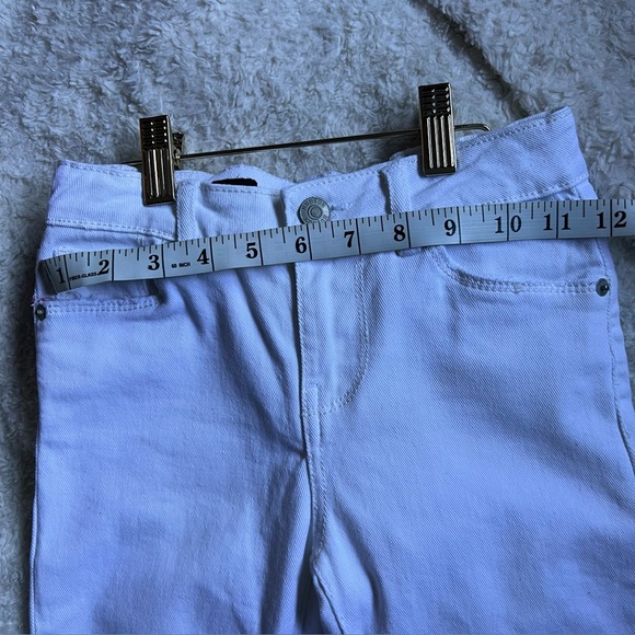 Hudson Skinny White Jeans Girls Size 8 - Picture 7 of 8
